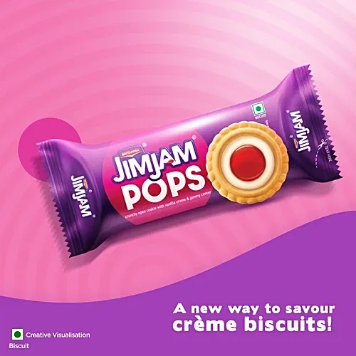 Britannia Jim Jam Pops Biscuit