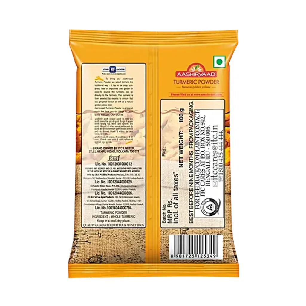 Aashirvaad Turmeric Powder - 100g 1