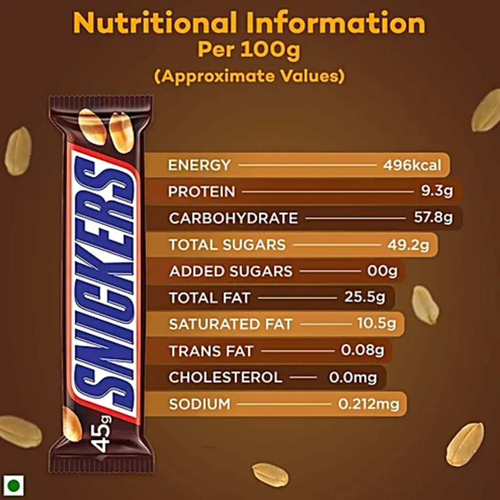 Snickers Bar Value Pack 3