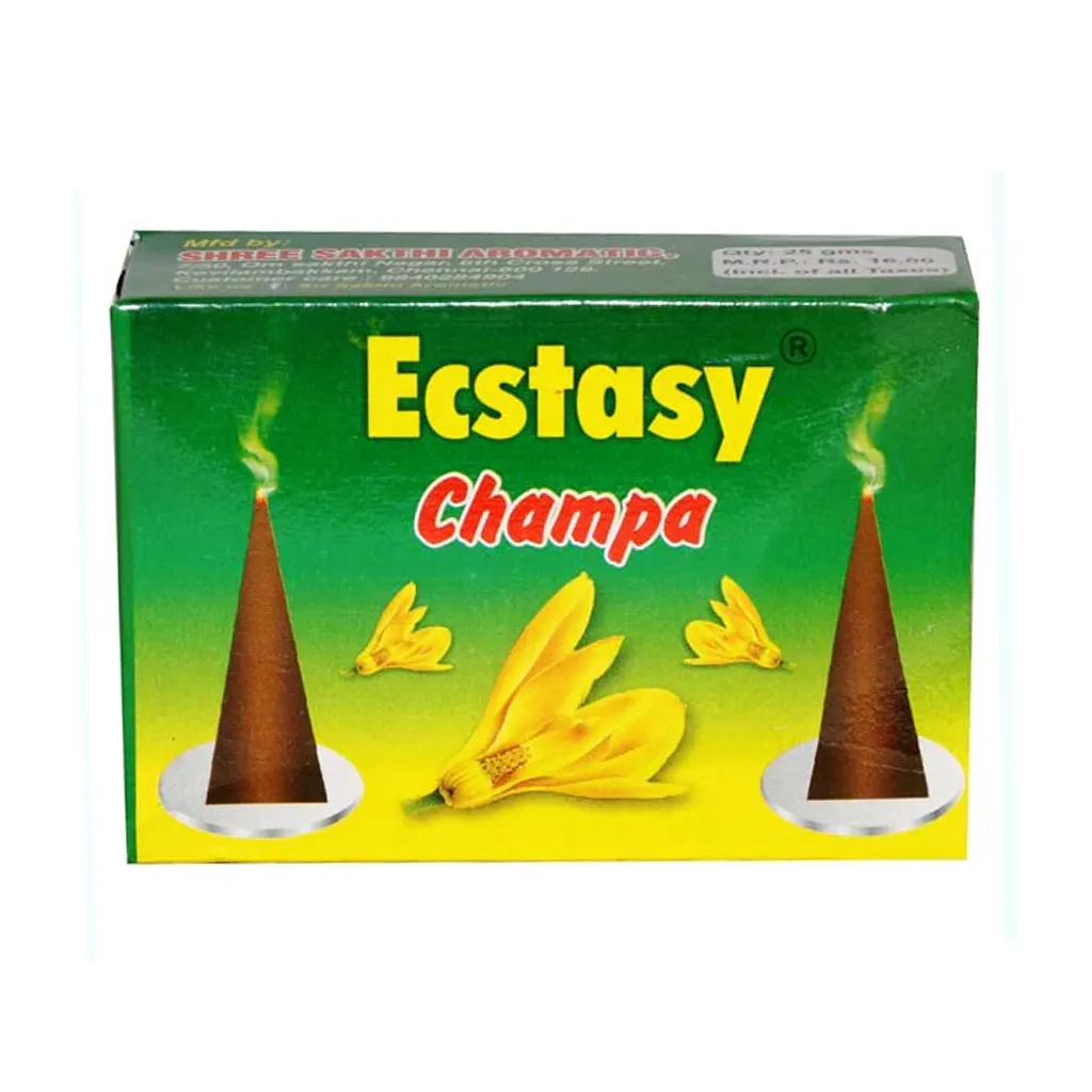 Ecstasy Incense Cone Champa 1