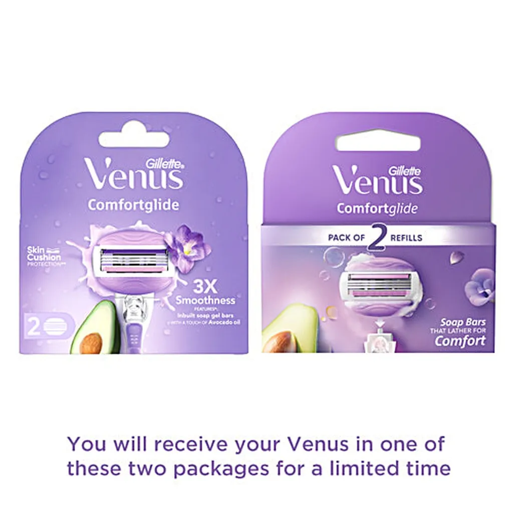 Gillette Venus Breeze Avocado & Freesia 2 Refills 2