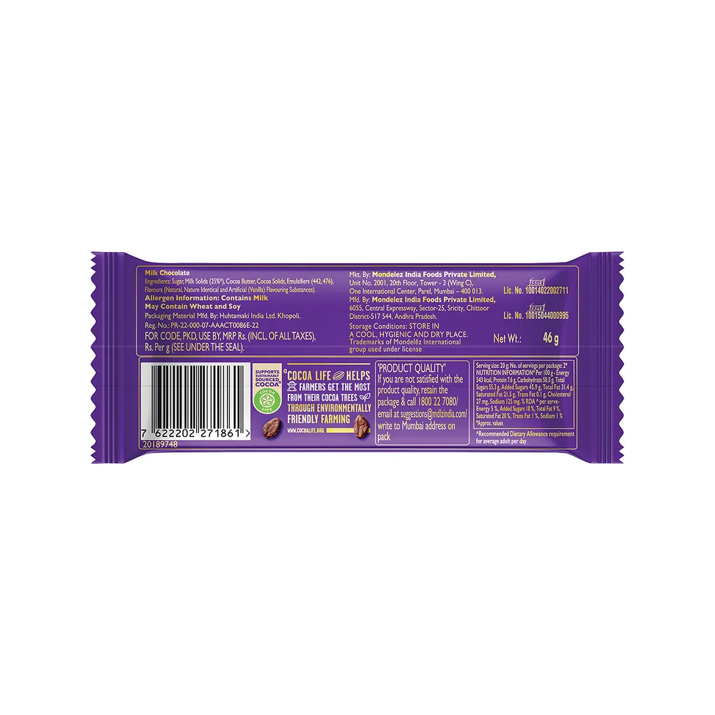 Cadbury Dairy Milk Silk Bubbly Chocolate Bar 1