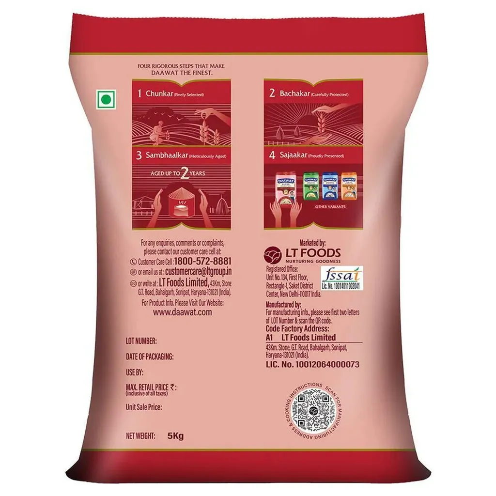 Daawat Super Basmati Rice 1