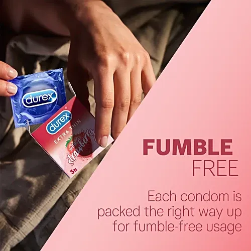 Durex Wild Strawberry Condoms 4