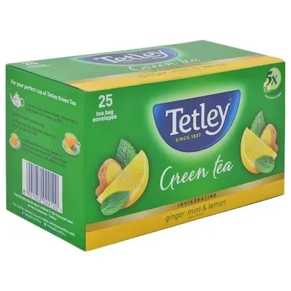 Tetley Ginger Mint & Lemon Green Tea 10