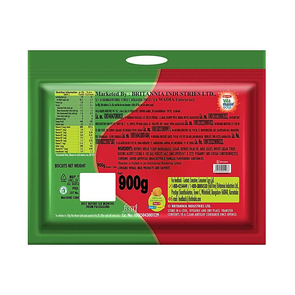 Britannia Vita Marie Gold Biscuits 1