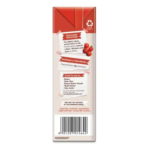 Dabur Hommade Tomato Puree 6