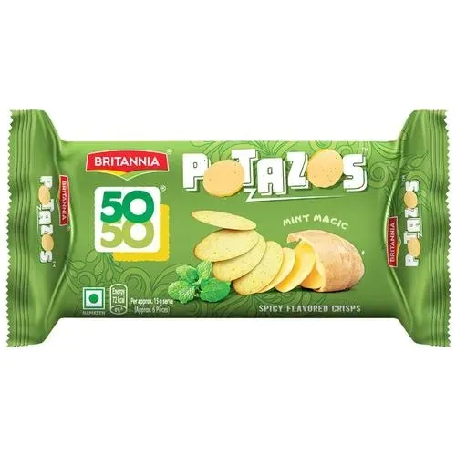 Britannia 50-50 Potazos Mint Magic Spicy Flavoured Crisps