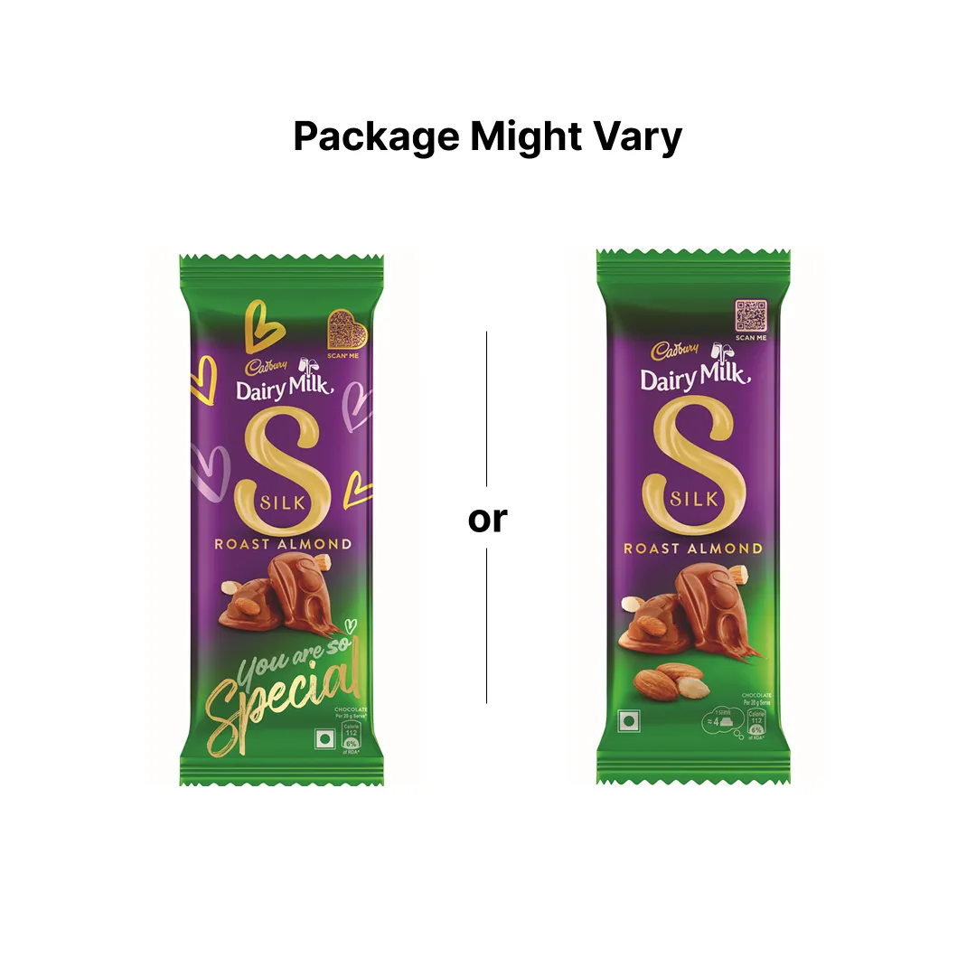 Cadbury Dairy Milk Silk Roast Almond Chocolate Bar 2