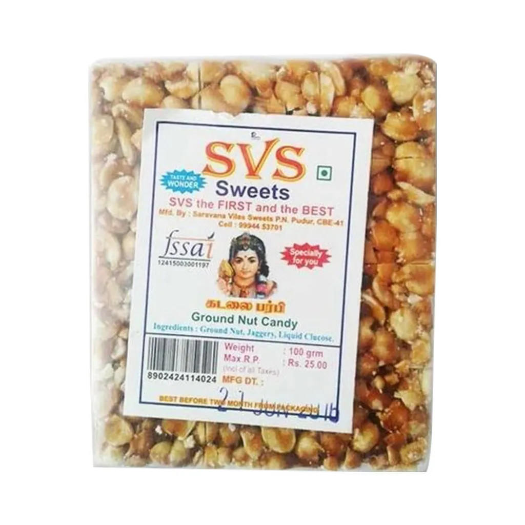 SVS Groundnut Chikki