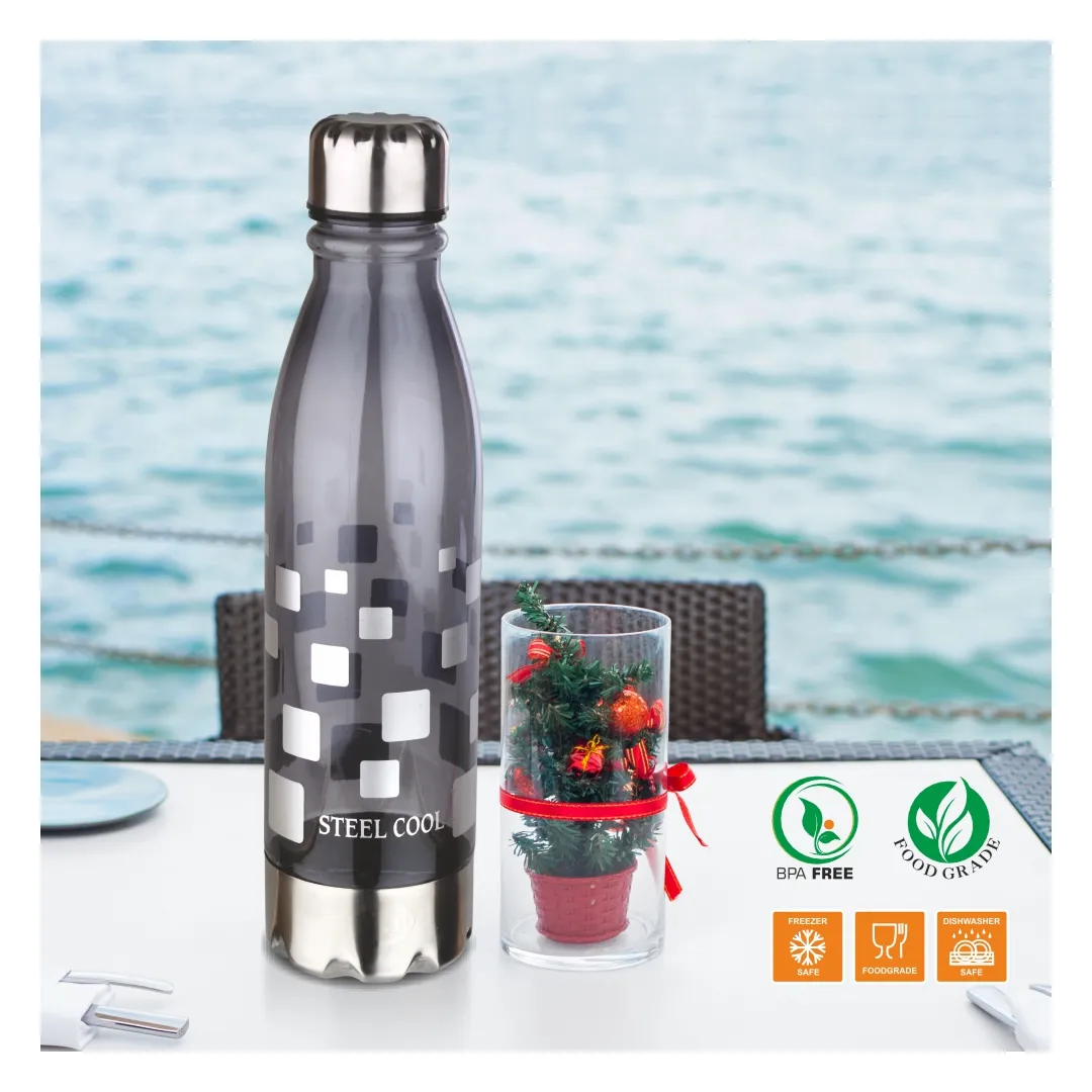 Jai Pet Steel Cool Plastic Water Bottle 1