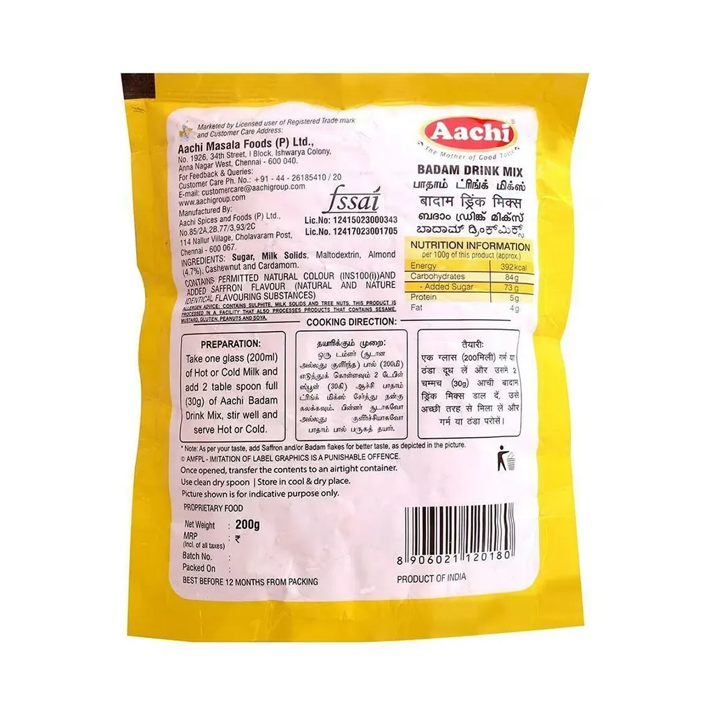 Aachi Badam Drink Mix 1