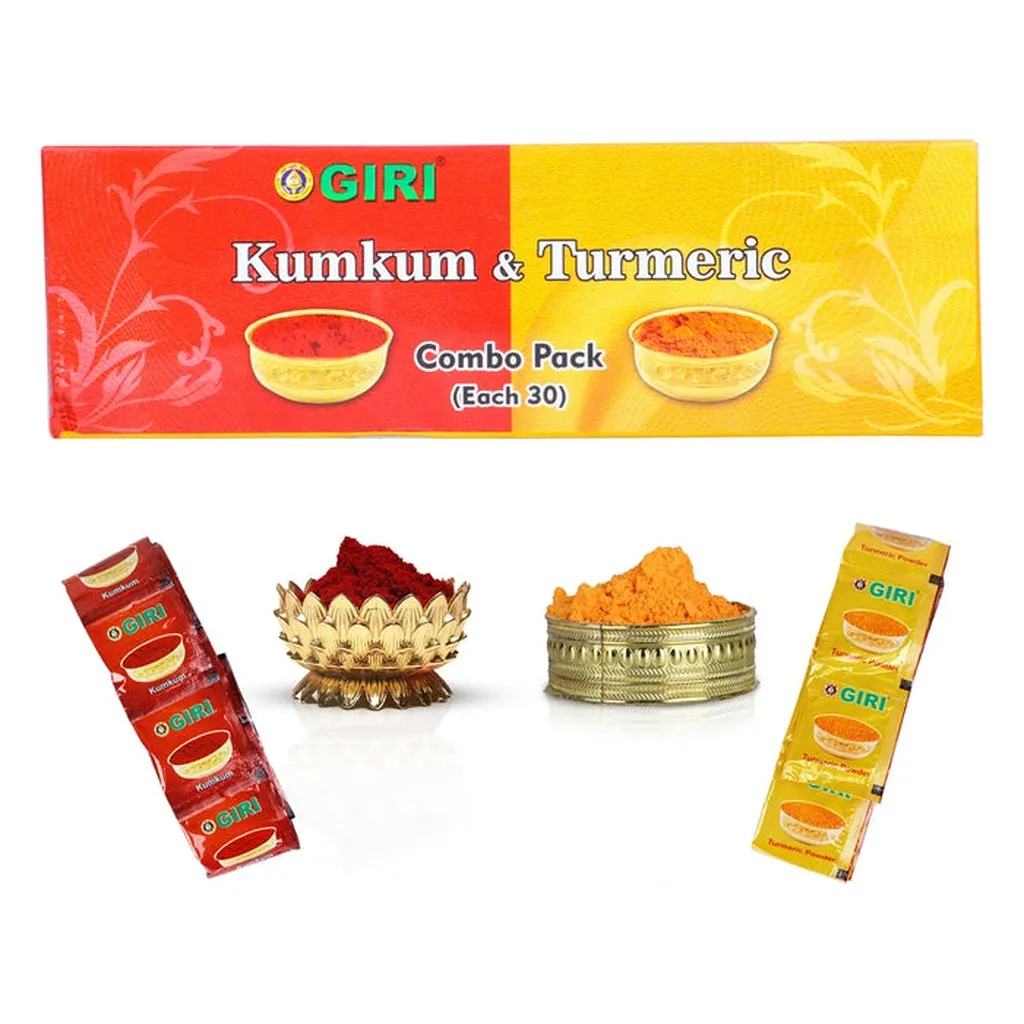 Giri Turmeric Kumkum Combo Pack Set 3