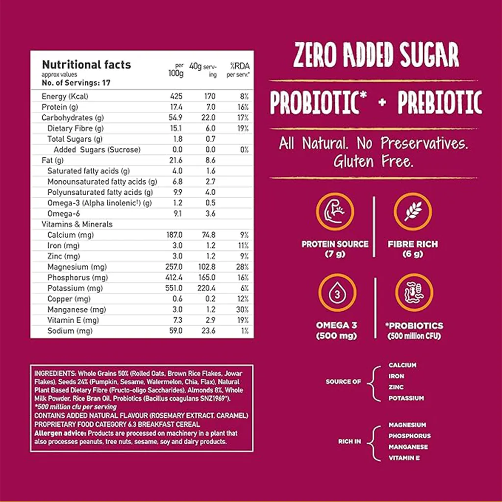 Yogabar No Added Sugar Super Muesli 3