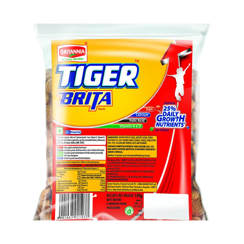 Britannia Tiger Brita Biscuits