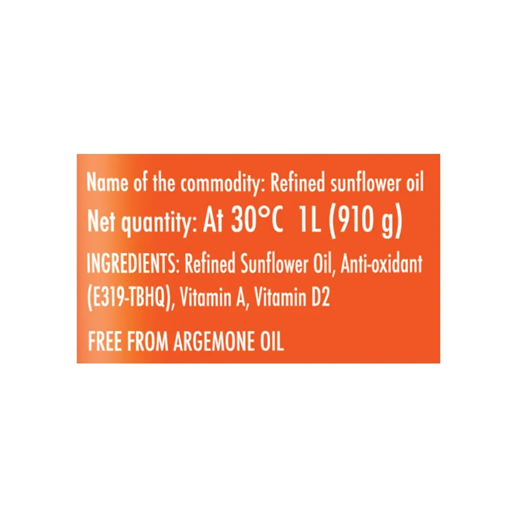Gold Winner Refined Sunflower Oil 3