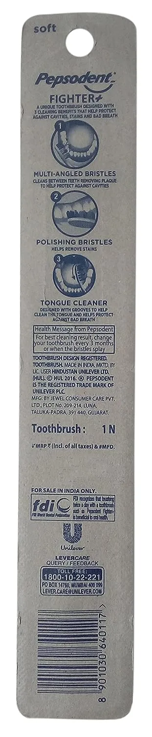 Pepsodent Fighter+ Soft Toothbrush 2