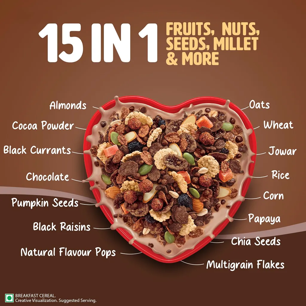 Saffola Choco Crunch Muesli 4