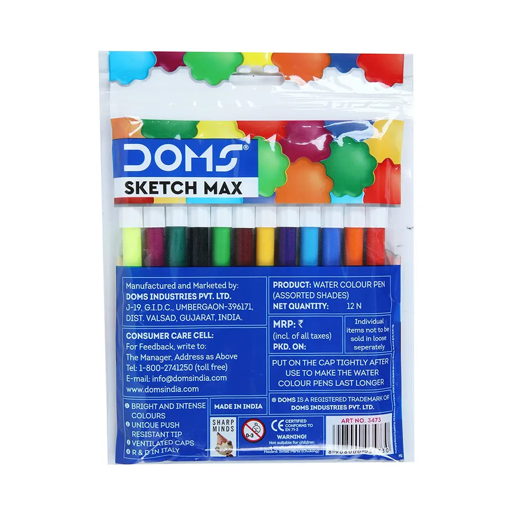 Doms Sketch Pen Max Pack - 12 Shades 1