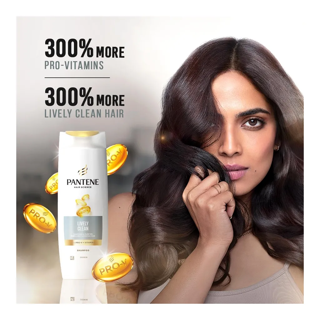 Pantene Silky Lively Clean Shampoo 3
