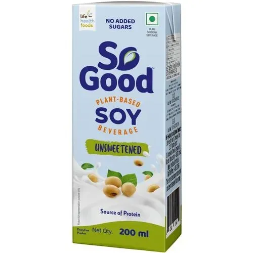 So Good Soy Milky Unsweetened Protein + Soy Milk 1