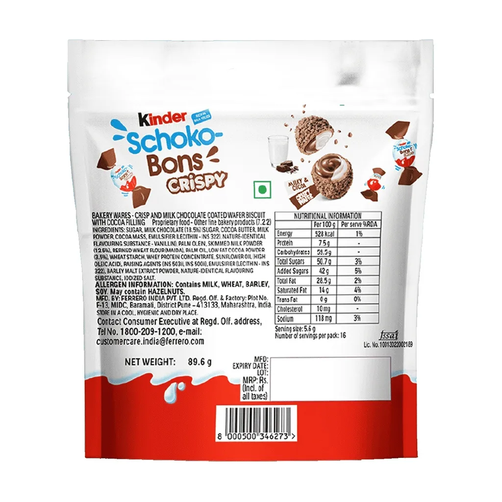 Kinder Schoko Bons Crispy T16 5