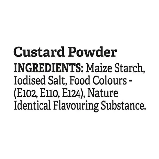 Brown & Polson Vanilla Custard Powder 2