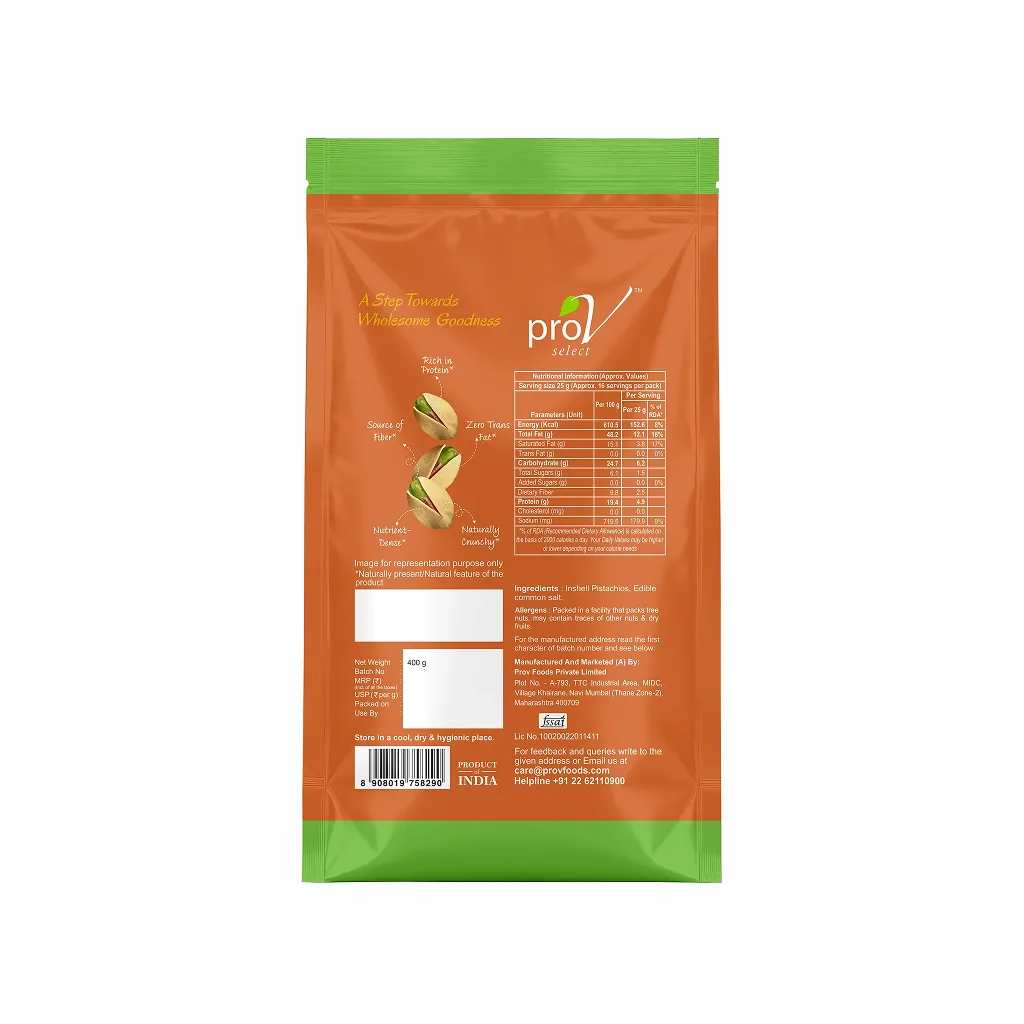 ProV Premium Pistachio - Roasted & Salted 1