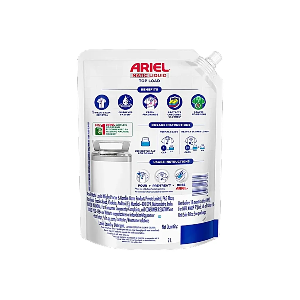 Ariel Top Load Detergent Liquid 1