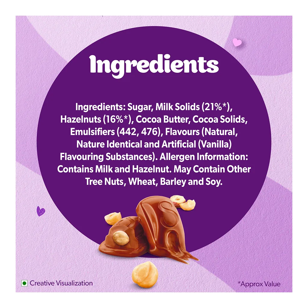 Cadbury Dairy Milk Silk Hazelnut Chocolate Bar 2