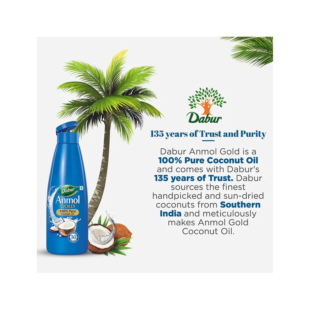 Dabur Anmol Gold Coconut Oil 3