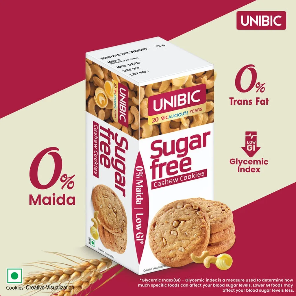 Unibic Sugar-Free Cashew Cookies 2