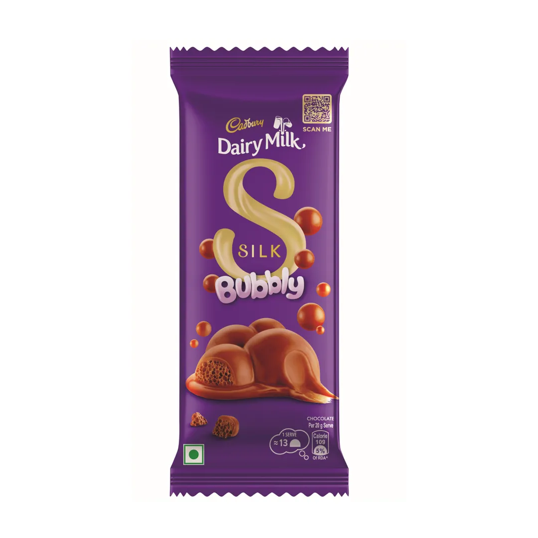 Cadbury Dairy Milk Silk Bubbly Chocolate Bar