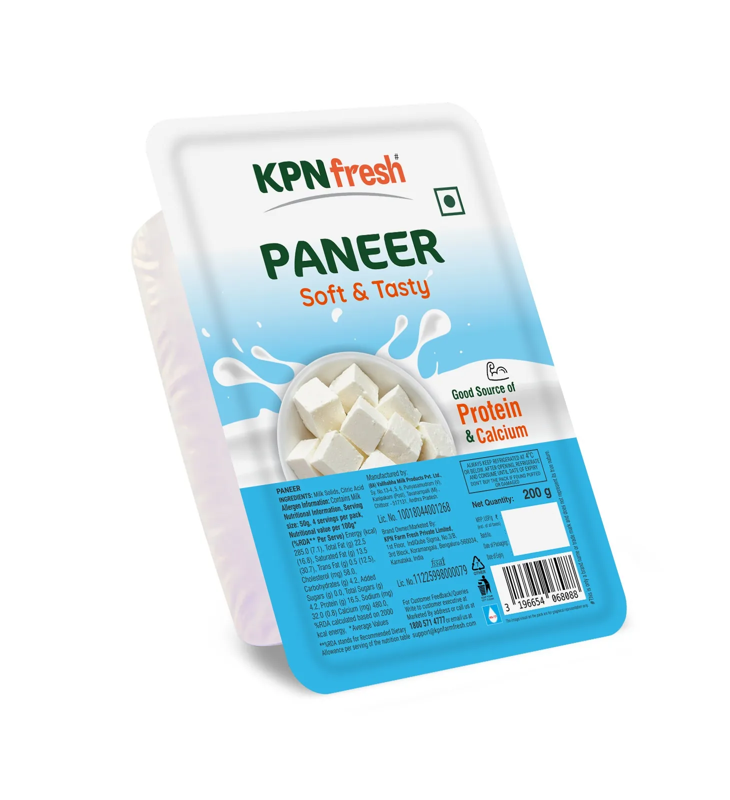 KPN Fresh Soft & Tasty Paneer