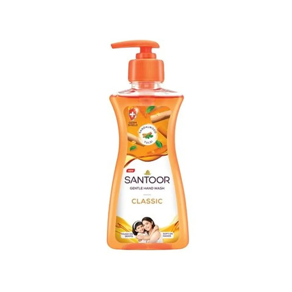 Santoor Gentle Hand Wash Sandalwood & Tulasi Classic