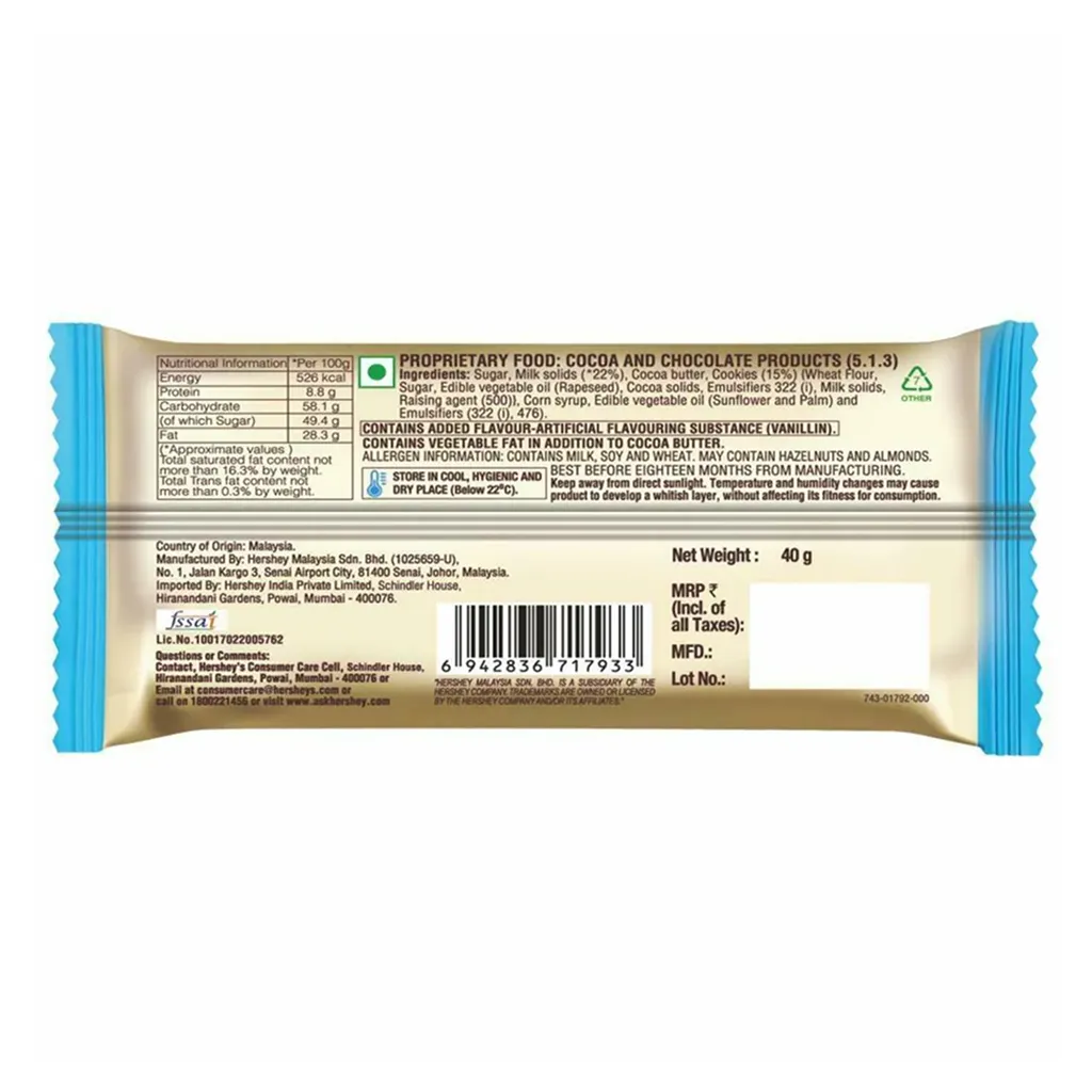 Hersheys Cookies N Cream 1