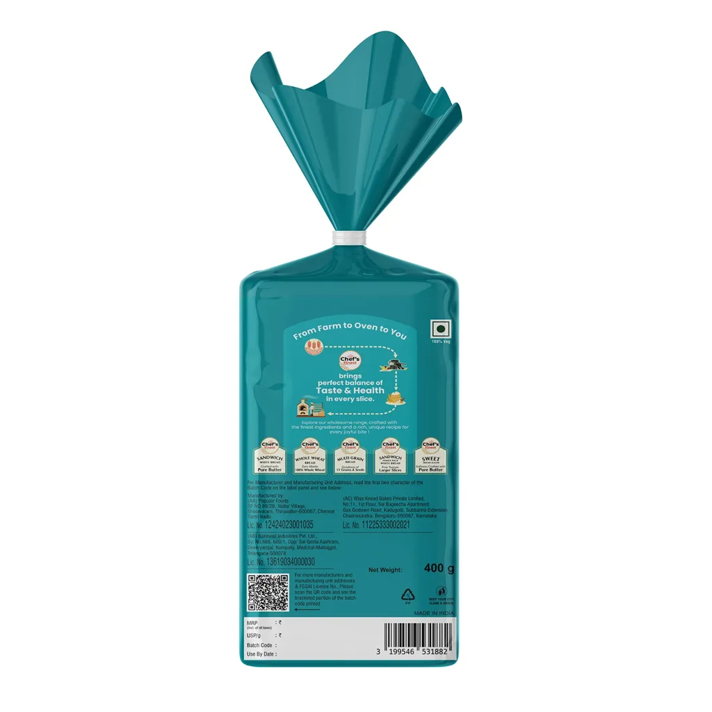 Chef's Finest Milk Bread - Made with Fresh Milk 1