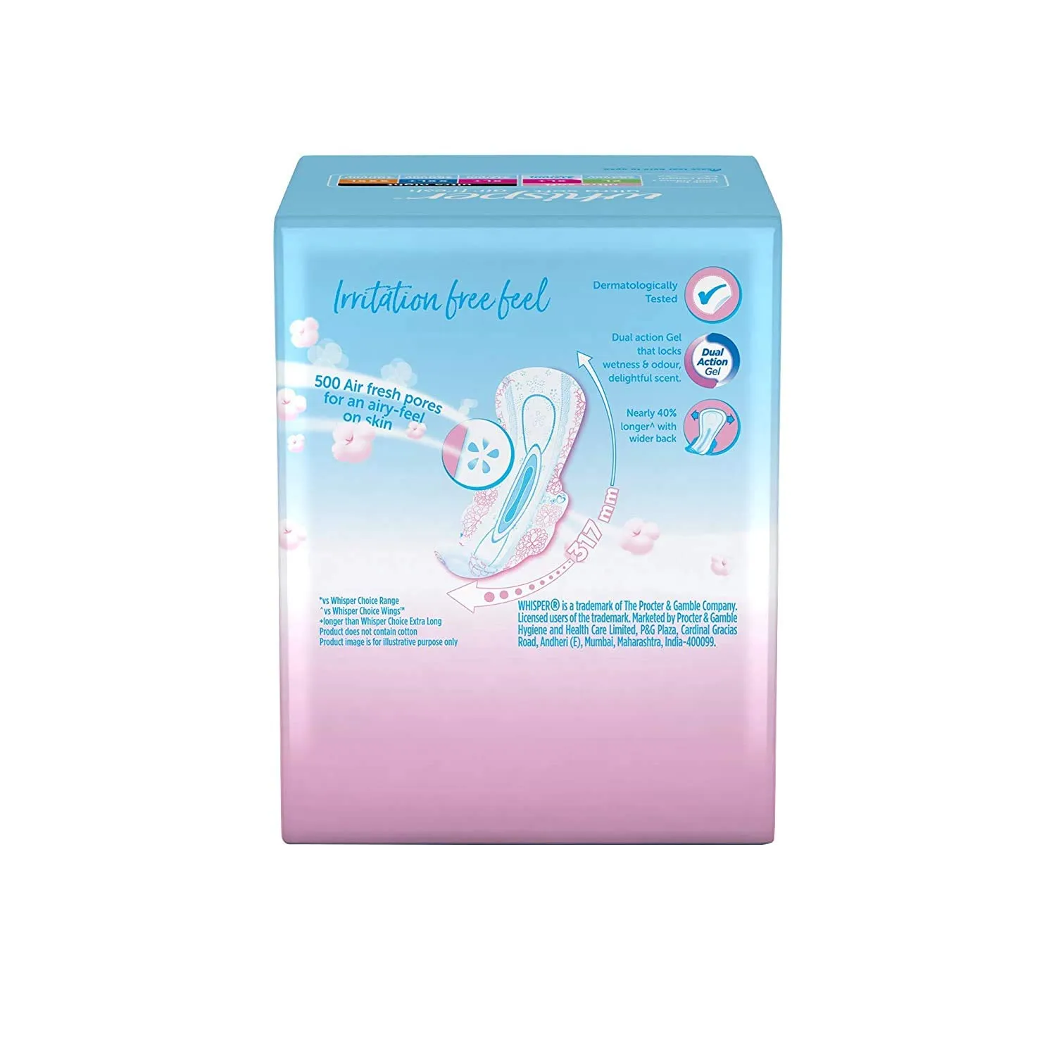 Whisper Ultra Soft Air Fresh XL+ Sanitary Pads 1
