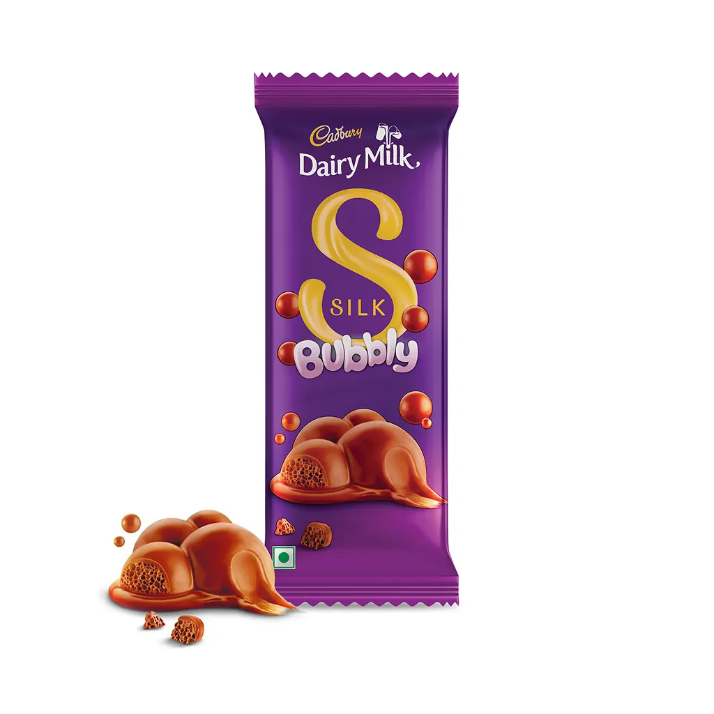 Cadbury Dairy Milk Silk Bubbly Chocolate Bar