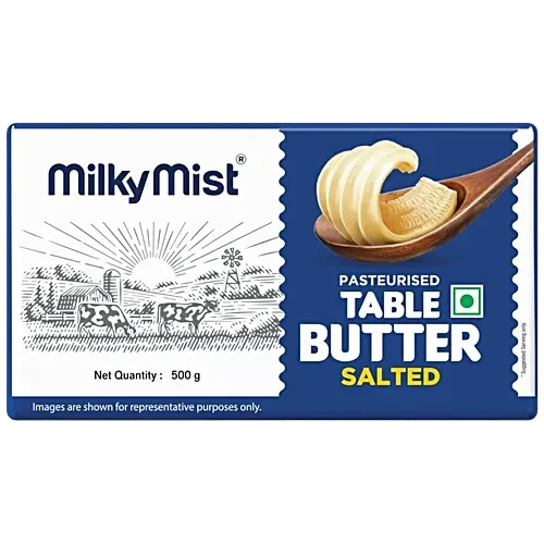 Milky Mist Table Butter Salted 500g