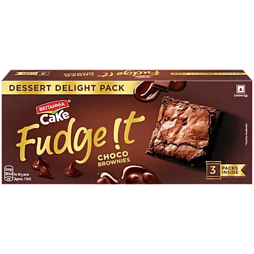 Britannia Fudge It Chocolate Brownie Cake