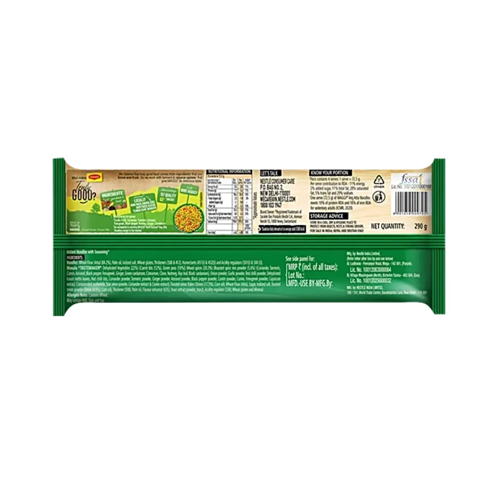 Maggi New Masala Veg Atta Noodles 1