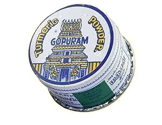 Gopuram Turmeric Powder Tin