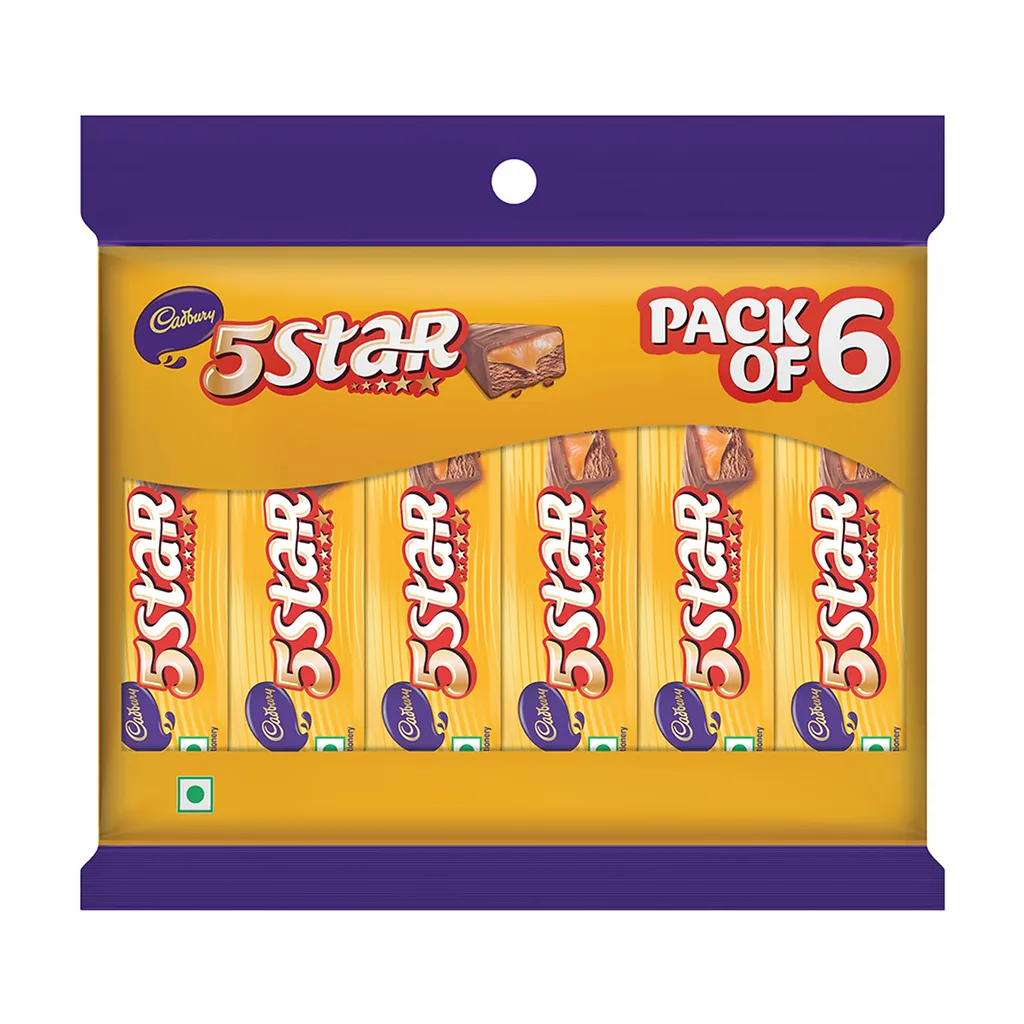 Cadbury 5 Star Kitted Pack of 6