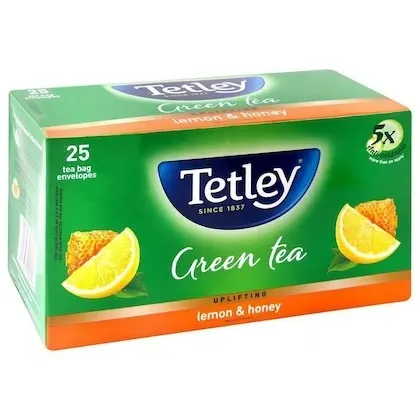 Tetley Lemon & Honey Green Tea Bags 5