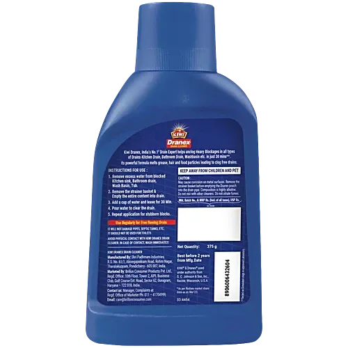 Kiwi Dranex Drain Cleaner 375G 1