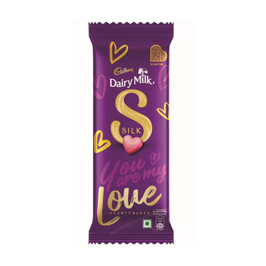 Cadbury Dairy Milk Silk Heart Blush Chocolate Bar