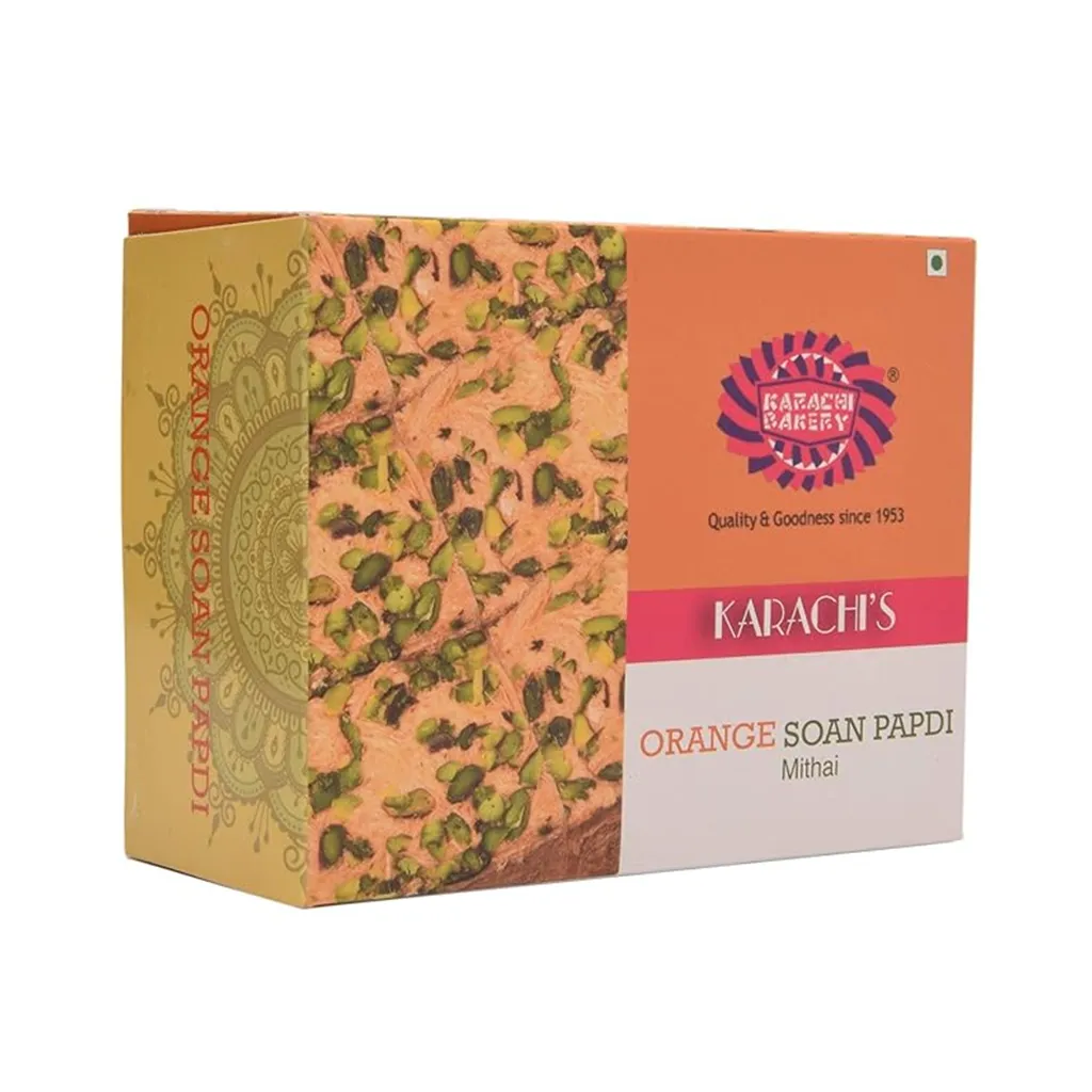 Karachi Orange Soan Papdi