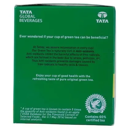 Tetley Pure & Original Green Tea Bags 5