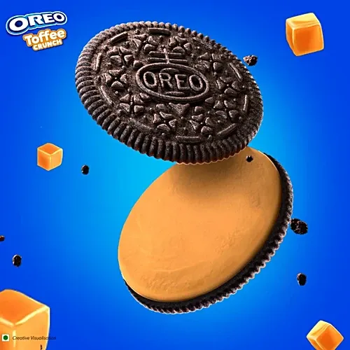 Oreo Toffee Crunch Flavour Creme Sandwich Biscuit 6